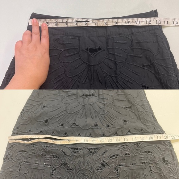 Sea New York Blaire Eyelet Skirt Black - Picture 13 of 13